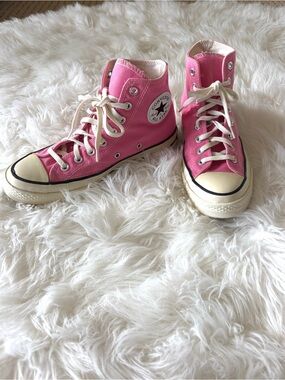 Converse Pink High Top Chuck Taylor Platform Sneakers Size 8.5